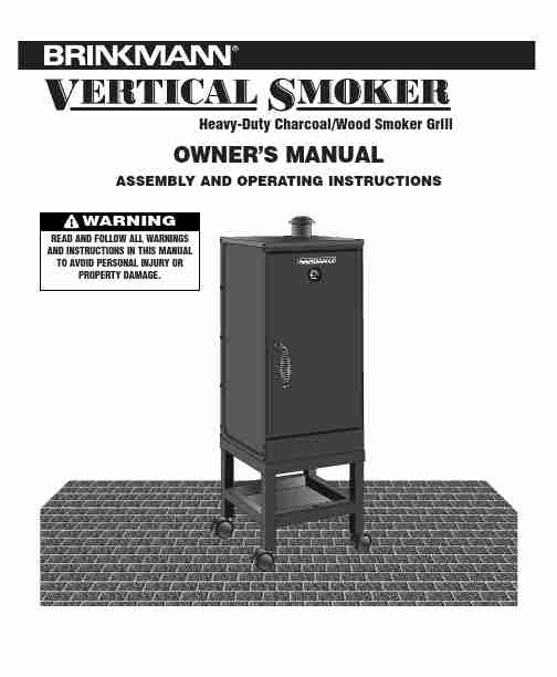 Brinkmann Charcoal Grill CharcoalWood Smoker Grill-page_pdf